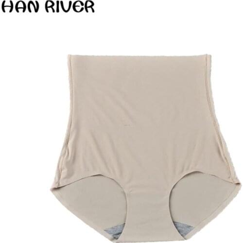 Summer comfortable breathable high waist abdomen underwear ladies hip body sculpting body pants women postpartum waist belly wai