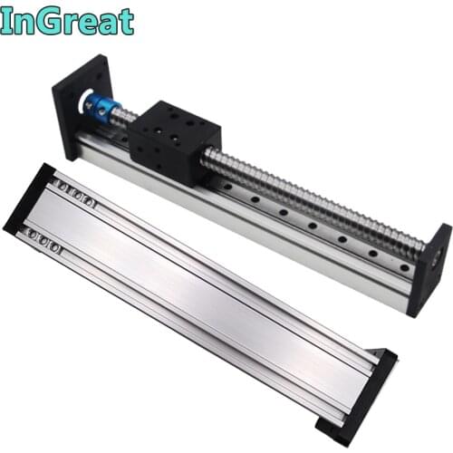 Linear Stage Guide Platform XYZ Axis 100MM Stroke Square Rail SFU1605 Ballscrew Sliding Table Slide Cross Slide