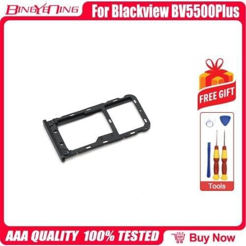 TF/SIM Card Tray Holder Slot Smartphone Accessories Parts Phone Accessory For Blackview BV5500 Plus Cellphone