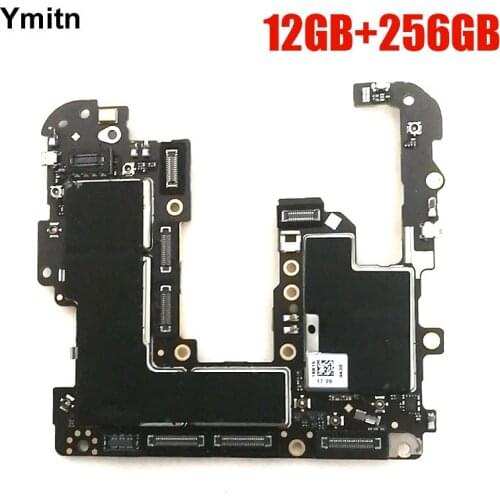 Ymitn Unlocked Main Board 12GB 256GB For OnePlus 7Pro 7 Pro Mainboard Motherboard With Chips Circuits Flex Cable Logic Board