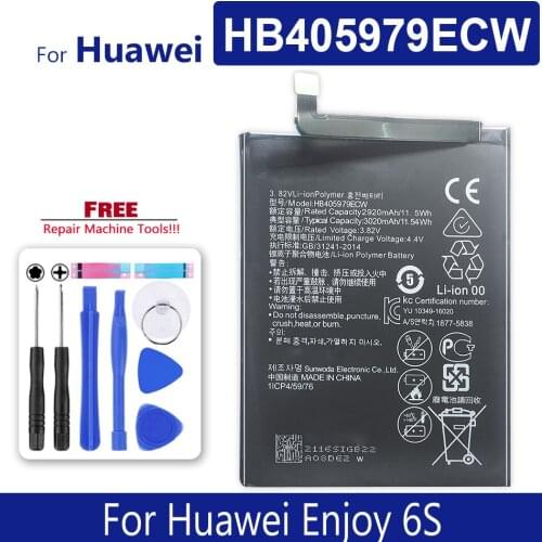 Mobile Phone Battery HB405979ECW For Huawei Enjoy 6S Enjoy6S Tracking Number
