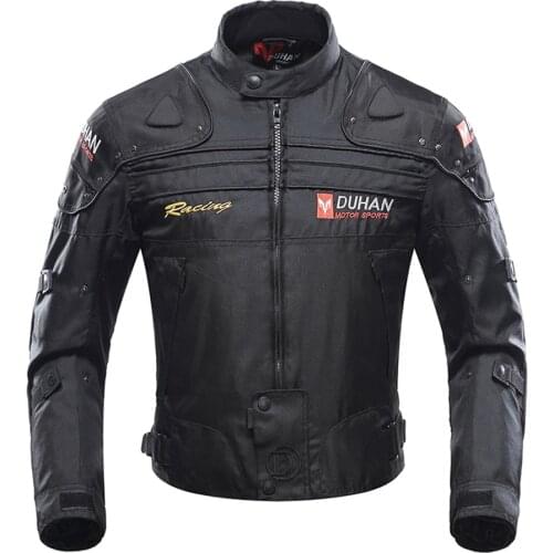 DUHAN Motocross Body armor winter Jackets With protection Liner protective Mens 600D Oxford Cruiser Touring Chopper Jacket