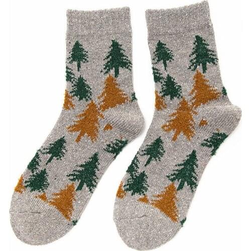 3 Pair Women Sock Japanese Autumn Winter Trade New Cotton socks Jacquard Comfort Breathable Woman Middle Tube Sock dropshipping