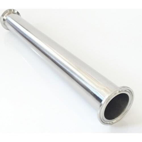 1.5" Tri Clamp x 38mm Pipe OD Sanitary Spool Tube Length 458mm 18" SUS 304 Stainless For Homebrew Beer Moonshine Distillation