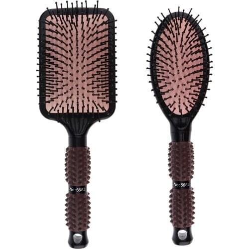 Anti-static Scalp Massage Hairbrush Air Cushion Detangler Paddle Comb Hair Hairbrush Curly Detangle Hair Brush for Salon Barber