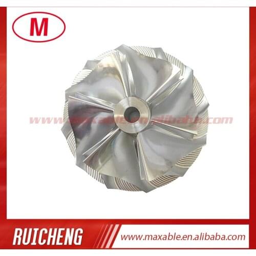 TD07S 60.50/78.00 mm 6+6 blades high performance turbocharger billet/milling/aluminum 2618 compressor wheel