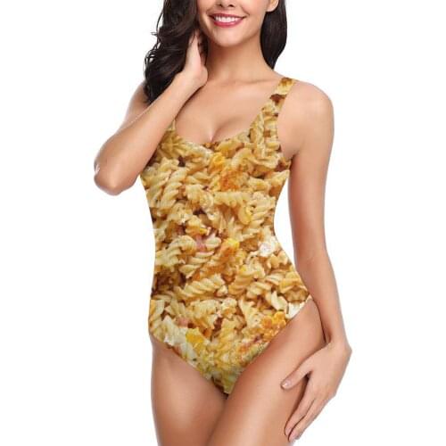 Japan Anime Ham Pasta women sexy Bikinis Swimsuit Vintage Swimwear Flag bathing suit SwimSuit