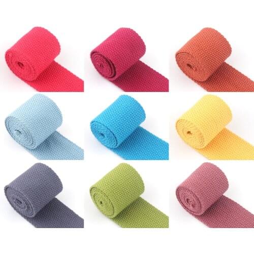 1.5 Inch(38mm) Wide Natural Cotton Plain Webbing For Canvas Bag Purse Strap Handles,For Tote Bag Upholstery Webbing Belt 1 Yard