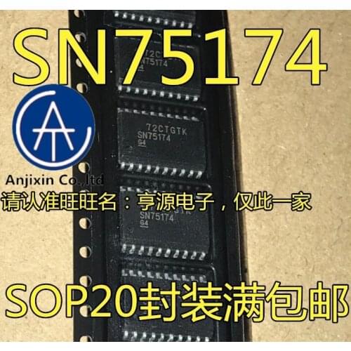 10pcs 100% orginal new real stock SN75174 SN75174DW SN75174DWR Driver/Transceiver SOP-20