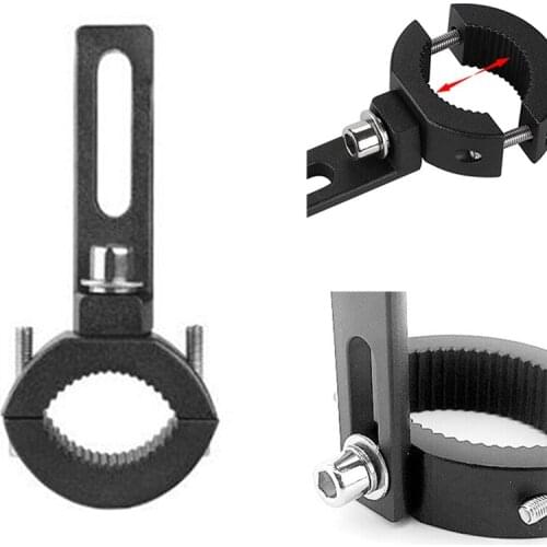 2PCS Universal Motorcycle Headlight Mount Bracket Adjustable Headlamp Holder Fork Clamp Mounts