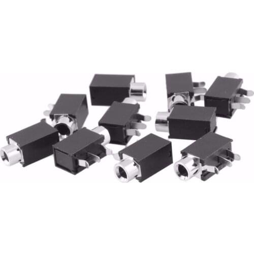 20PCS 1/8" 3.5mm Jack Mono Headphones Socket PCB Panel Mount Chassis 3pin