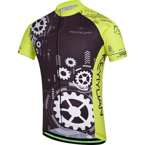 2021 Keyiyuan Cycling Jersey MTB Bicycle Team Jersey Cycling Shirts Summer Bicycle Clothing Males' Short Sleeve Bike Wear