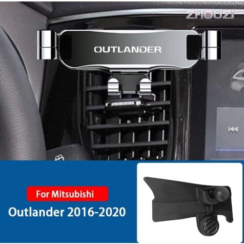 Car Mobile Phone Holder Stand GPS Gravity Navigation Bracket For Mitsubishi Outlander 2016 2017 2018 2019 2020 Car Accessories