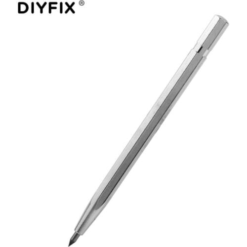 DIYFIX Professional Glass Cutting Pen Cutter with Metal Handle Head for Mobile Phone Tablet Screen Glass Cutter Repair Hand Tool