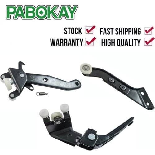 FOR VW T5 TRANSPORTER RIGHT SLIDE SLIDING DOOR ROLLER ARM GUIDE MOUNT SET 7H0843436B 7H0843436D 7H0843398F 7H0843336C