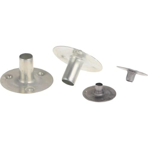 100pcs 12.5*2.5mm/20*5*10mm Iron Waxed Candle Wick Sustainer Candle Wick Tabs Candle Making DIY