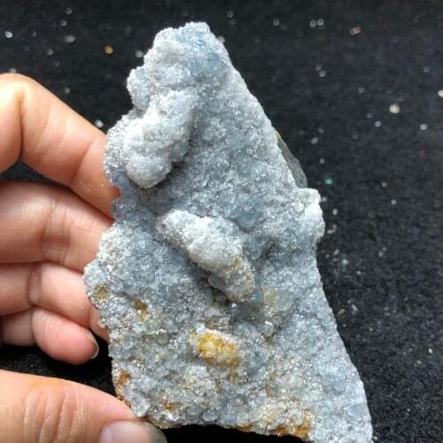 149.5g natural blue-green fluorite mineral ring vein healing teaching specimen stone decoration collection ornaments