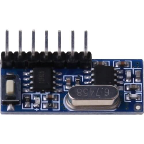 433 MHz RF Code Learning Receiver Module 1527 Wireless Decoder 4 Output Channel For Remote Control