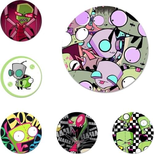 Cartoon Invader Zim Badge Brooch Pin Accessories For Clothes Backpack Decoration gift