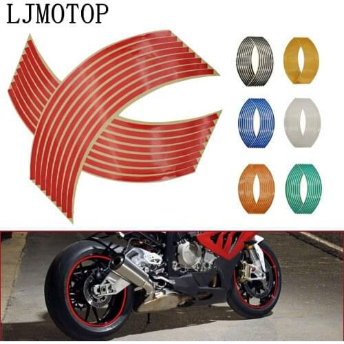 Wheel Sticker Reflective Rim Stripe Tape Bike Motorcycle Stickers For Suzuki TL1000S B-KING 600 750 KATANA GSXS1000 GSX600Katana