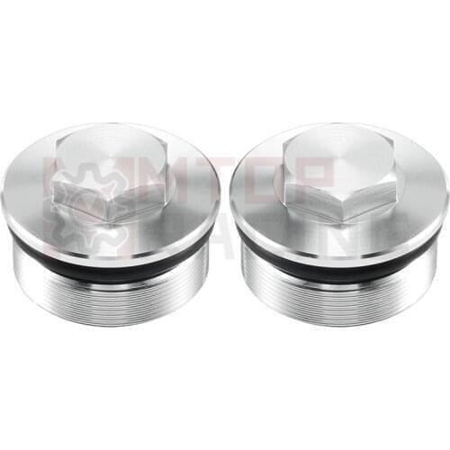 Front Fork Upper Screw Top Caps Fork Bolts For Suzuki SV400 GSX400 GK77A GSF400 Bandit 1991-1994 SV650 1998-2002 DR650 1990-1995