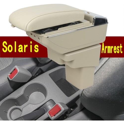 For Hyundai Accent RB Solaris armrest box