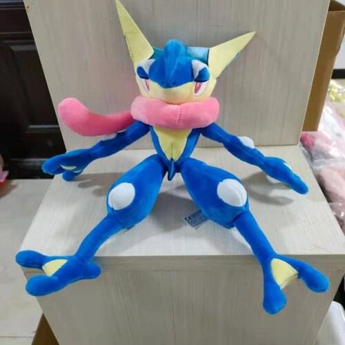 Pokémon Center Original Greninja Plush Toy Dolls 35cm Kawaii Kid Gift