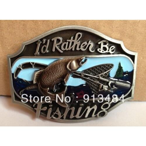 Fish belt buckle JF-B020 Wholesale brand new belt buckle 10 PCS free shipping