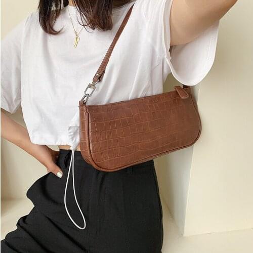 Retro Totes Bags For Women Trendy Vintage Purses And Handbag Female Small Subaxillary Bags Fashion Mini Shoulder Bag Summer Clut