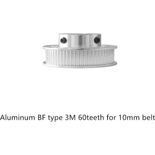 BF type 60 teeth 3M Timing Pulley Bore 6.35mm 8mm 10mm for HTD belt used in linear pulley 60Teeth 60T