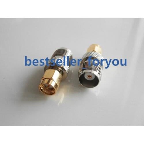 1Pcs SMA Male Plug To Connector TNC Female Jack RF Coax Adapter Connector