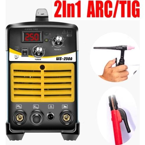 2In1 ARC/TIG IGBT Inverter Arc Electric Welding Machine 220V 250A MMA Welders for Welding Working Electric Working Power Tools