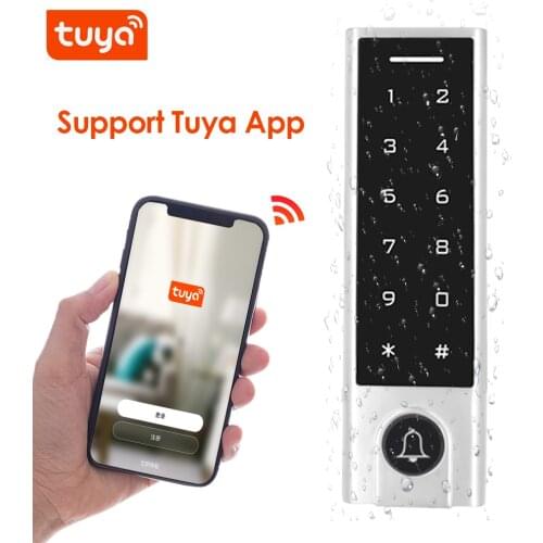 Bluetooth Tuya App Access Controller IP66 Waterproof 125Khz RFID Access Control Add Delete Users by APP 1000 User 100 App User