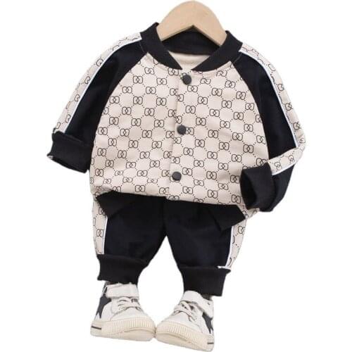 Girls and boys spring suit baby climbing suit