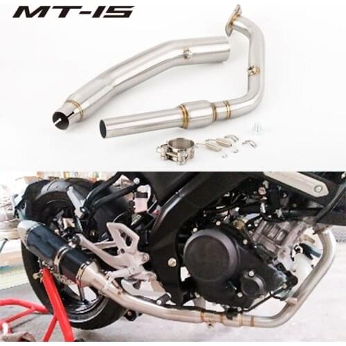 Slip On For MT15 MT-15 2020 2021 Years Motorcycle Exhaust Pipe Muffler Front And Middle Link Pipe With DB Killer