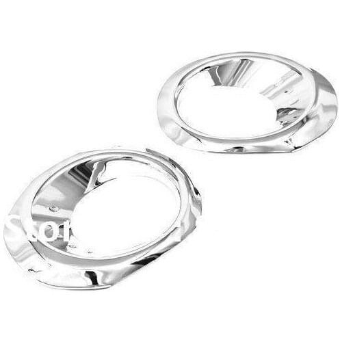 High Quality Chrome Front Fog Light Cover for Hyundai Santa Fe 2010 Up free shipping