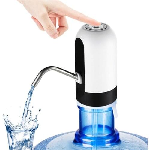 1pc Automatic Bump for Water Bottle Portable Electric Drinking Water Pump Dispenser USB Charging Bottle for Water Pumping Device