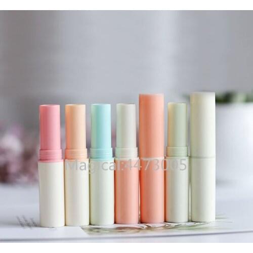 10/30/50pcs Blue Yellow Red Orange Green Direct Hot Filling Empty Lipstick Tube Lip Balm Container Cosmetics Refillable