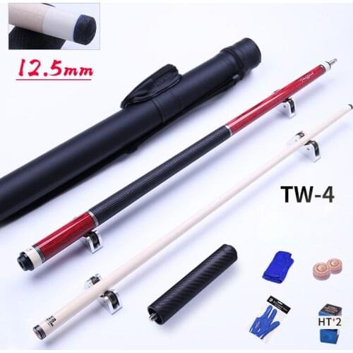 2021 FURY TW Carbon Pool Cues Billiards Cue 12.5MM with Pool Cue Case Set,Carbon Extension China