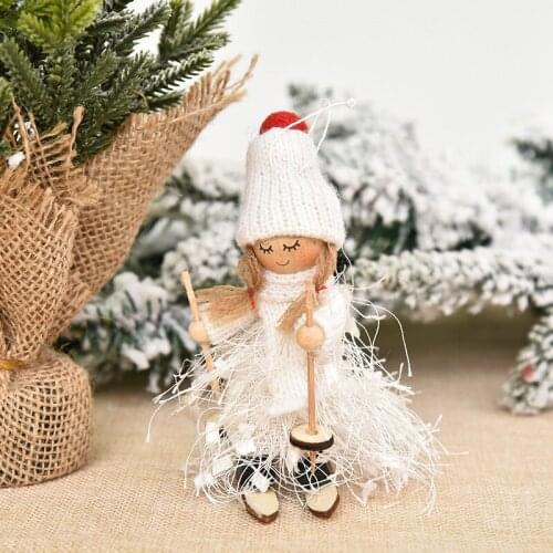 2022 New Year Gift Cute Christmas Angel Doll Xmas Tree Ornament Noel Deco Christmas Decoration for Home Natal 2021 Navidad Decor