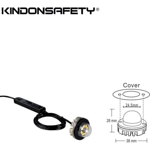 30 pcs Free shipping! 8 LED*5W LED Hideaway Light, warning strobe headlight, LED flitsers, DC10-30V, ECE R10 approved