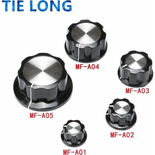 5Pcs MF-A01 MF-A02 MF-A03 MF-A04 MF-A05 Potentiometer Knob WH118/WX050 Rotary Switch Electronic 6mm