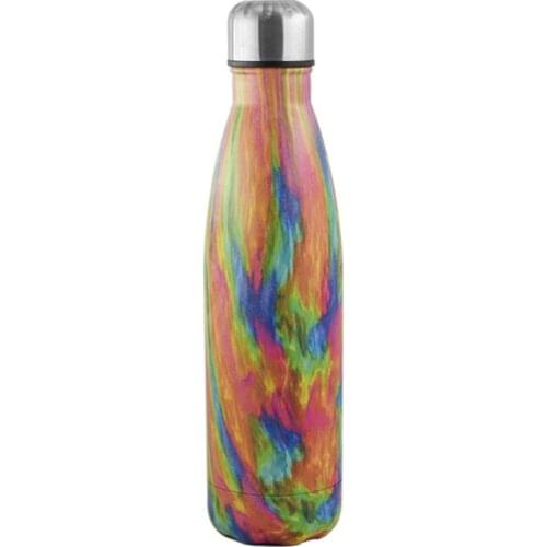 500ml Water bottle cola bottle vacuum flask 304 stainless steel creative bowling sports bottle color changing cups free shiping