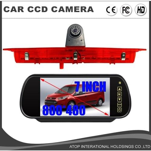 Car Reverse LED Brake Light Camera HD Rear View Camera for For FORD TRANSIT CCD Backup Parking Camera Airpin Plug High Quality