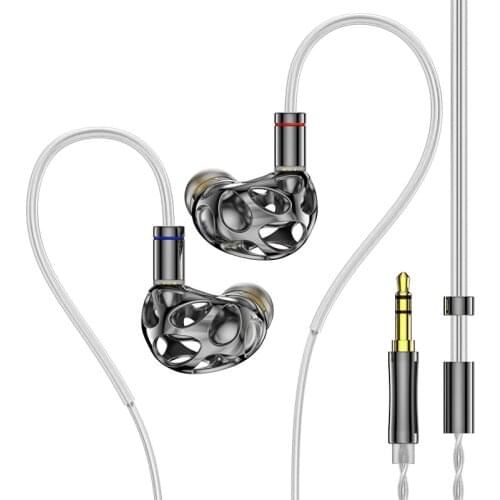 BLON BL-A8 A8 Prometheus 10mm Dynamic Bass Hifi Music Monitor DJ Studio Audiophile Sports 0.78mm 2Pin Earphones Headphone