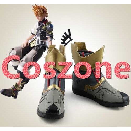 Kingdom Hearts Birth by Sleep Sora Cosplay Shoes Boots Halloween Carnival Cosplay Costume Accessories