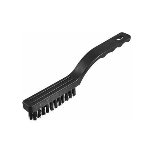 Black Plastic Nonslip Handle 3 Rows Bristle Anti Static ESD Brush 8.8"
