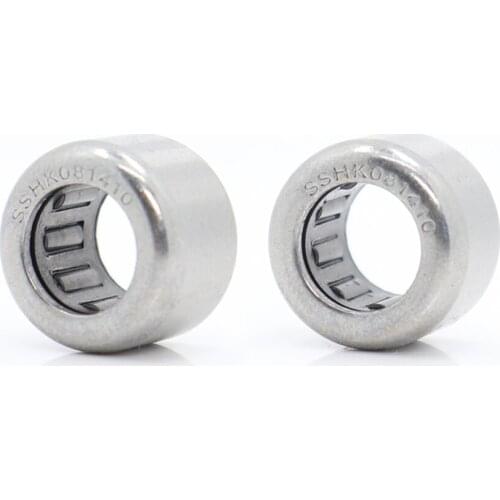 HK081410SS Needle Bearings 440C 8*14*10 mm 2 Pcs Stainless Steel Drawn Cup Needle Roller Bearing HK081410 7941/8 HK081410