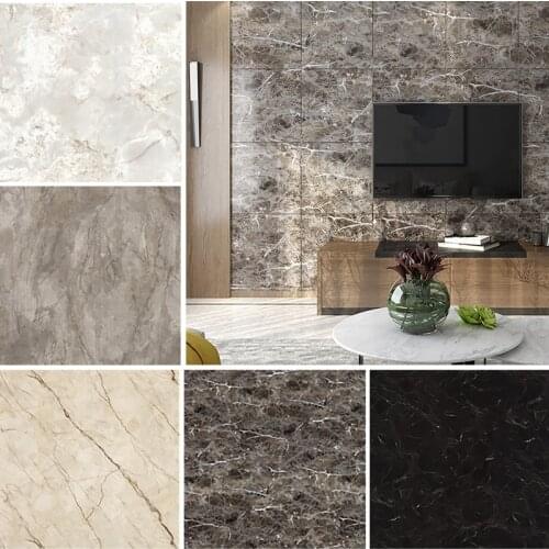 Marble Grain Floor Sticker 3D Wall Sticker 30x30cm Home DIY Decoration Stickers Self-Adhesive Waterproof PVC Wallpaper wholesale