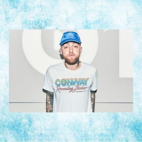 Mac Miller Rapper Star Rap Wall Art Painting Print Silk Canvas Poster 13x20 24x36 Inch For Home Decor Decoration-002